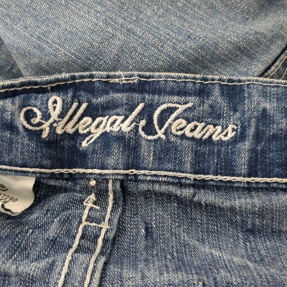 Illegal Jeans Denim Summer Shorts Women's Plus Size 24 - Picture 7 of 8